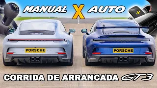 Porsche 911 GT3 Manual vs PDK: CORRIDA DE ARRANCADA