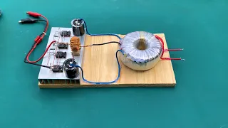 DIY Powerful Ultra Inverter 12v To 220v Iron Transformer , No IC , simple circuit