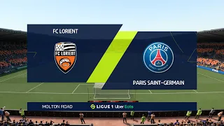 FIFA 22 | FC Lorient vs Paris Saint-Germain - Ligue 1 Uber Eats | Gameplay