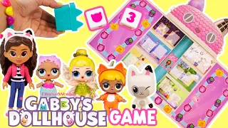 Gabby's Dollhouse Meow-Mazing Game with LOL Surprise
