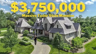 Touring $3,750,000 Tudor Style Burr Ridge Mansion at 7430 Arbor Avenue, Illinois | Andrei Savtchenko