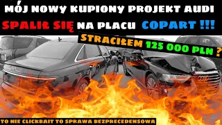 [info] Kupiłem na Copart najnowszy model AUDI. Samochód spalił się w USA * sprawa bezprecedensowa *