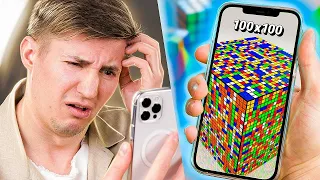 The giant Rubik's cube in my phone | I solved it!