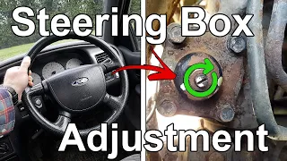 Steering Box Adjustment - How To Tighten to Fix Slop/Free Play/Wobble | Tech Tip 23