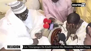 Urgent à Touba: Les Témoignages Du Khalif Général Des Mourides à Madické Niang