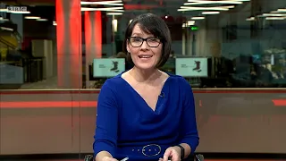 Jennifer Jones BBC Wales Today HD January 22nd 2021