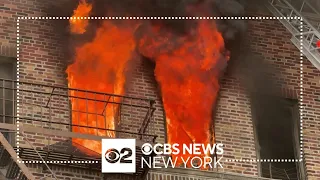 Queens apartment building fire displaces hundreds just days before Christmas