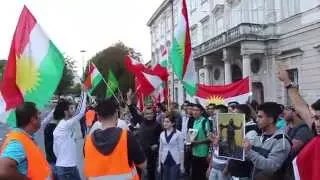 Demo gegen den IS in der Stadt Salzburg