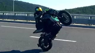 Z1000, The Wheelie Machine in Istanbul! Bonus: TOP SPEED