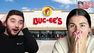 Brits go to BUC-EE'S for the first time! (The World's Biggest Gas Station!)