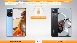 Xiaomi 11T Pro vs Xiaomi 12T