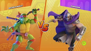 Nickelodeon All-Star Brawl Michelangelo vs Shredder