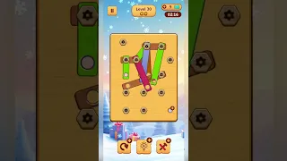 WOOD NUTS & BOLTS PUZZLE LEVEL 30 SOLVED (ANSWERS)