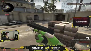 s1mple sick 1v2 insane FULL HD