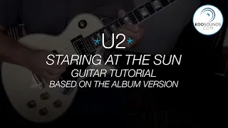 Edosounds - U2 Staring at the Sun guitar cover (and tutorial)