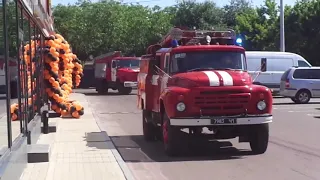 *СГУ-60* Compilation of fire trucks with soviet siren