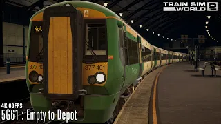 5G61 : Empty to Depot - East Coastway - Class 377 - Train Sim World 2