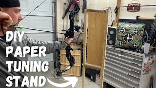 Bow Paper Tuning-How to Make a DIY Bow Paper Tuning Stand for $20 or LESS!