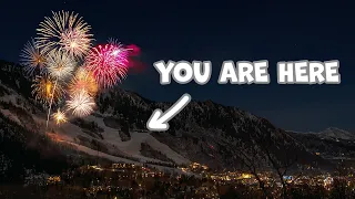 This Fireworks Show Was Shot On A Mountain