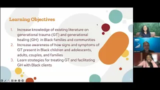 Identifying ... and Facilitating Generational Healing in Black Families and Communities (08.10.2023)