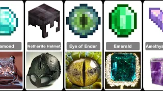 Real Life Minecraft Items - Comparison