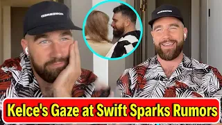 Unmissable Tension: Swifties Buzz as Travis Kelce Looks at Taylor Swift During 'New Heights' Podcast