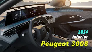 新一代标致3008内饰“超凡脱俗”！布艺+科技，曲面大屏堪称艺术 | Peugeot 3008 interior 2024
