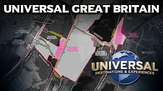 Universal Studios Great Britain - MASTER PLANS FOR UK THEME PARK RESORT