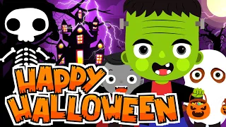 Happy Halloween Song! Best Halloween Video for kids! Fun for toddlers and preschoolers. Sing along!