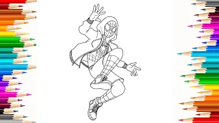 Colorful Creations: Miles Morales Coloring Time! 🎨 #MilesMorales #coloringfun