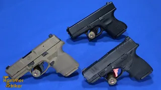 Still Recommend Glock 26 or Now Springfield Hellcat or FN Reflex