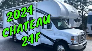 NEW 2024 THOR CHATEAU 24F CLASS C GAS MOTORHOME Dodd RV FORD V8 WALKTHROUGH SHOW