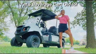MY JOB AS A BEVERAGE CART GIRL ($1000 a week!)  | Country Club Life