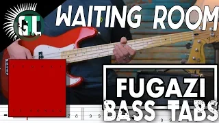 Fugazi - Waiting Room | Bass Cover With Tabs in the Video