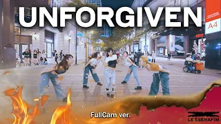 [KPOP IN PUBLIC CHALLENGE | FullCam] LE SSERAFIM (르세라핌) 'UNFORGIVEN' Dance Cover from Taiwan