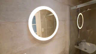 IKEA LED bathroom mirror STORJORM - adding a sensor switch