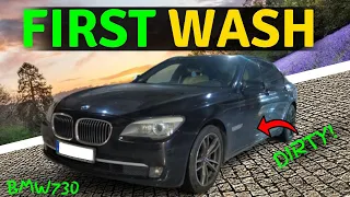 Cleaning A Dirty BMW | First Wash BMW 730 #car #carcleaners #automobile #carwash #cardetailing #asmr