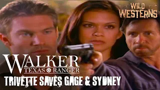 Walker, Texas Ranger | Trivette Saves Gage & Sydney | Wild Westerns