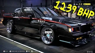 Need for Speed Heat - 1239 BHP Buick Grand National 1987 - Tuning & Customization Car HD