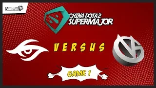 Team Secret vs Vici.Gaming | Bo3 | China Dota 2 Supermajor | Lower Bracket | Game 1