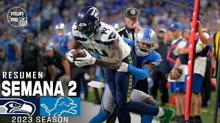 Seattle Seahawks vs. Detroit Lions | Semana 2 NFL 2023 | Resumen Highlights | 17 Sep, 23