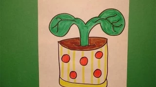 Let's Draw a Potted Plant!