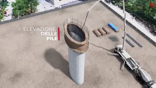 Nuovo Ponte di Genova: il video in 3D della simulazione dei lavori