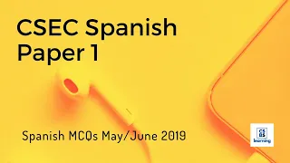 CSEC Spanish P1 | Listening Comprehension ONLY | May/June 2019