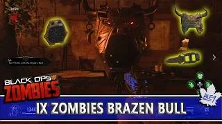 Call of Duty: Black Ops 4 - How to Create the Brazen Bull / 3 Part Locations in the IX Zombie Map