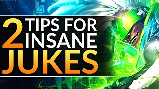 2 INSANE Tips to JUKE Like FAKER - How to DODGE Skillshots Every Time - LoL Pro Ability Guide