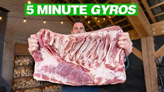 This is how I make Authentic Greek Gyros in less than 5 minutes