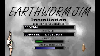 Earthworm Jim II  Install Program (MS-DOS, 1996)