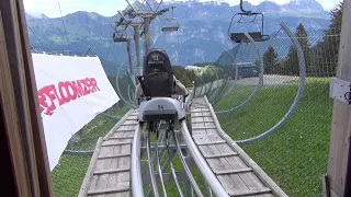 Luge d'été géniale /Genial Rodelbahn FLOOMZER in Switzerland