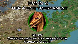 4 tier unit tournament: whos the strongest? (part 1)/ Heroes of Might and Magic 4 creature test